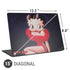Betty Boop Red Dress Universal Laptop 15in (12.2 x 8.8in) Skin